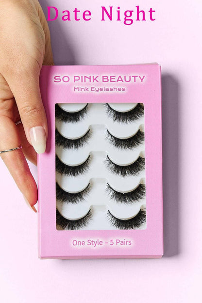 Opulent Mink Lash Set - 5 Pairs for Ultimate Glamour by So Pink BeautyExperience Ultimate Glamour with Opulent Mink Lash Set
 Indulge in a world of luxury with the Opulent Mink Lash Set by So Pink Beauty. This exquisite collection inclLove Salve Opulent Mink Lash Set - 5 PairsJewelry