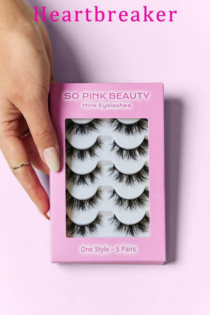 Opulent Mink Lash Set - 5 Pairs for Ultimate Glamour by So Pink BeautyExperience Ultimate Glamour with Opulent Mink Lash Set
 Indulge in a world of luxury with the Opulent Mink Lash Set by So Pink Beauty. This exquisite collection inclLove Salve Opulent Mink Lash Set - 5 PairsJewelry