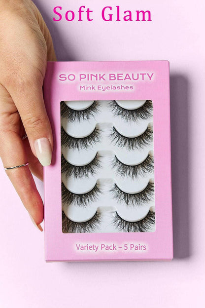 Opulent Mink Lash Set - 5 Pairs for Ultimate Glamour by So Pink BeautyExperience Ultimate Glamour with Opulent Mink Lash Set
 Indulge in a world of luxury with the Opulent Mink Lash Set by So Pink Beauty. This exquisite collection inclLove Salve Opulent Mink Lash Set - 5 PairsJewelry