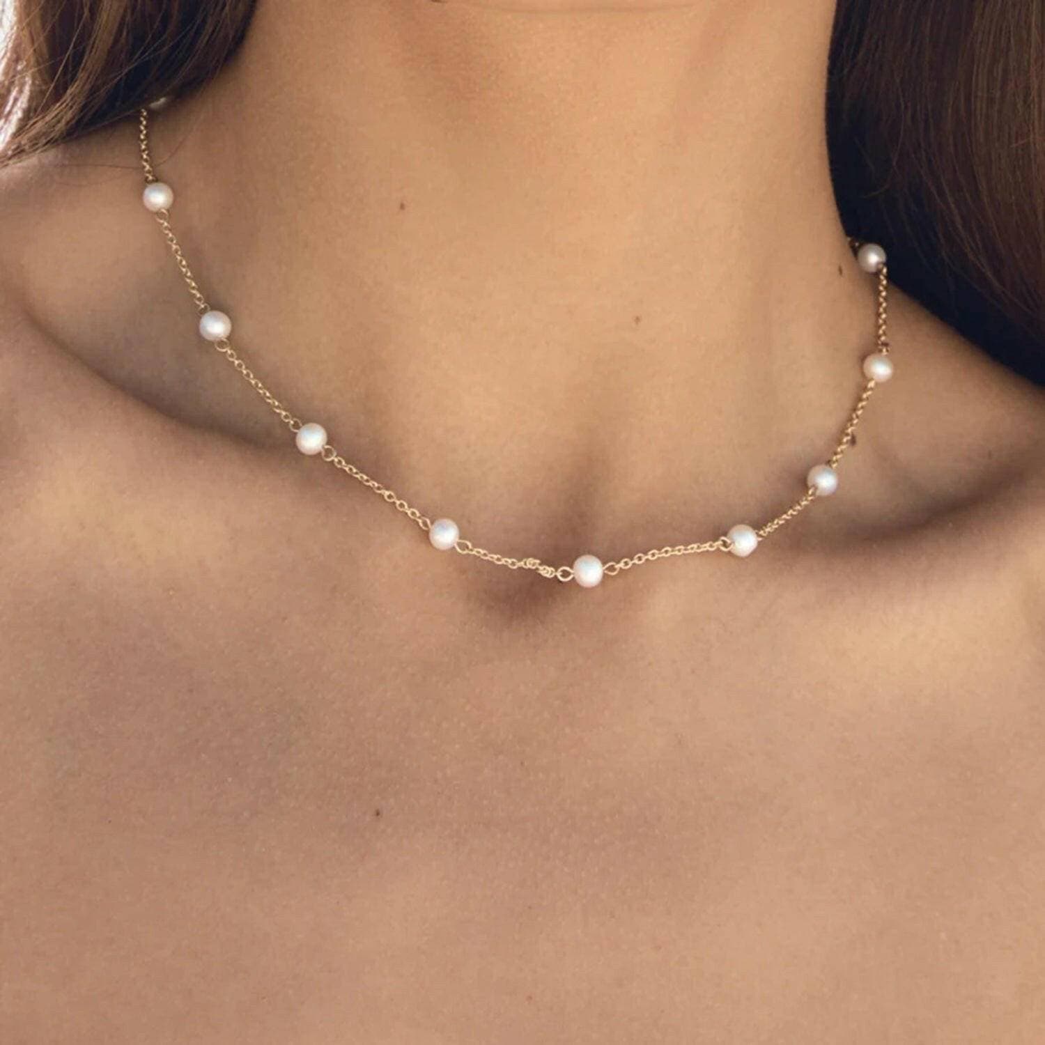 Pearl Elegance: Freshwater Pearl & 18K Gold-Plated NecklaceDiscover Timeless Elegance
 Embrace sophistication with the Pearl Elegance: Freshwater Pearl &amp; 18K Gold-Plated Necklace, a stunning statement piece that radiatesLove Salve Pearl EleganceJewelry