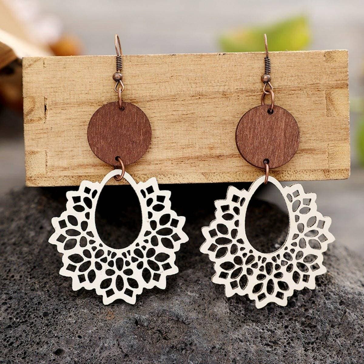 Elegant Geometric Dangle Earrings - Love Salve 