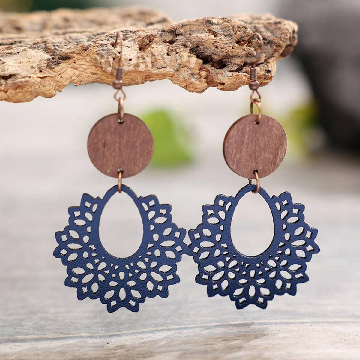 Elegant Geometric Dangle Earrings - Love Salve 