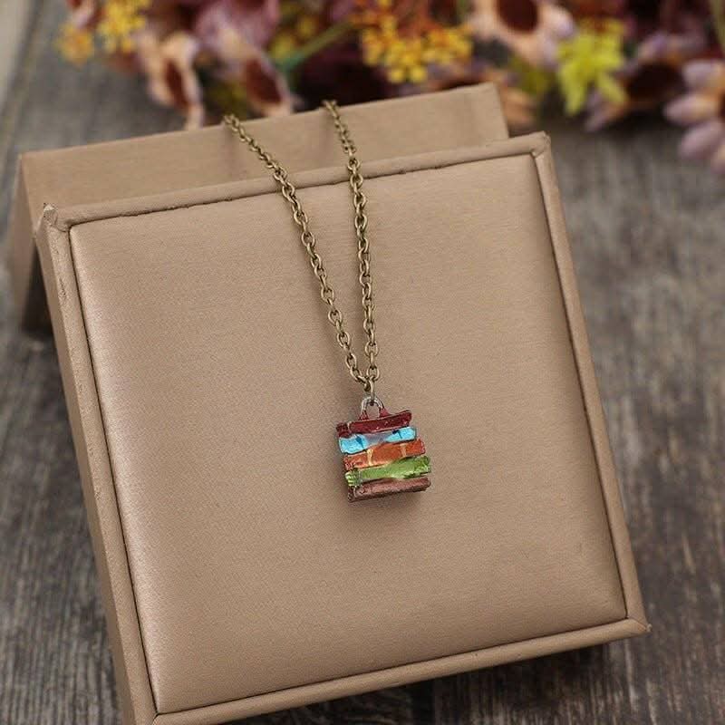 Alloy Book Pendant Necklace with Stylish Maintenance Tips - Love Salve 