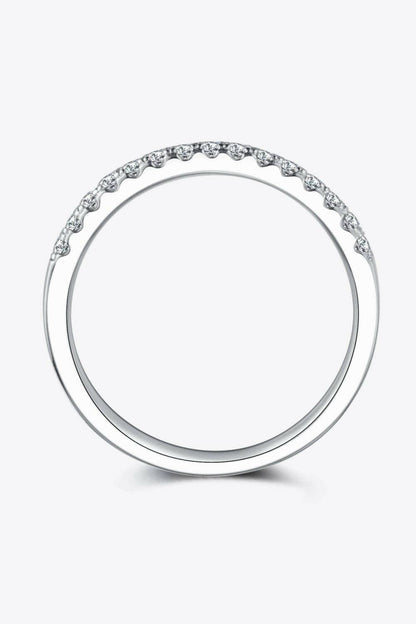 Luxurious Platinum-Plated Moissanite Eternity RingExperience Timeless Elegance with the Luxurious Platinum-Plated Moissanite Eternity Ring
 Indulge in sophistication with our stunning Moissanite eternity ring, a symLove Salve Luxurious Platinum-Plated Moissanite Eternity RingJewelry