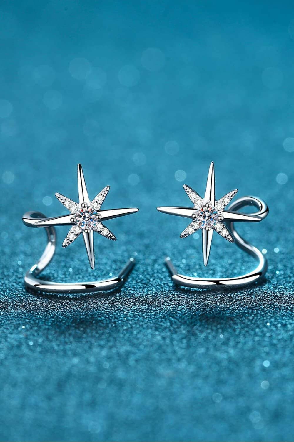 Celestial Spark Moissanite Rhodium-Plated EarringsIlluminate Your Style with Celestial Spark Moissanite Earrings
 
 
Material: Crafted from premium 925 sterling silver
 
Design: Modern and sophisticated rhodium-platLove Salve Celestial Spark Moissanite Rhodium-Plated EarringsJewelry