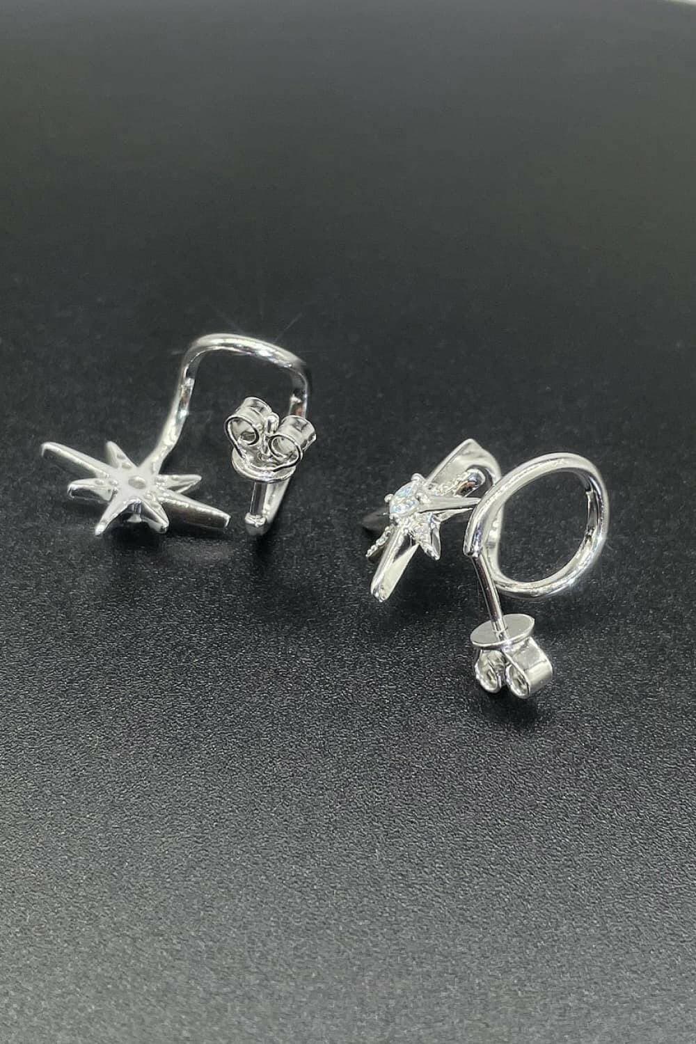 Celestial Spark Moissanite Rhodium-Plated EarringsIlluminate Your Style with Celestial Spark Moissanite Earrings
 
 
Material: Crafted from premium 925 sterling silver
 
Design: Modern and sophisticated rhodium-platLove Salve Celestial Spark Moissanite Rhodium-Plated EarringsJewelry