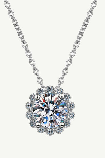 Elegant Blossom Moissanite Flower Pendant NecklaceElegant Blossom Moissanite Flower Pendant Necklace
 Indulge in sophistication and elevate your style with our meticulously crafted Elegant Blossom Moissanite Flower Love Salve Elegant Blossom Moissanite Flower Pendant NecklaceJewelry