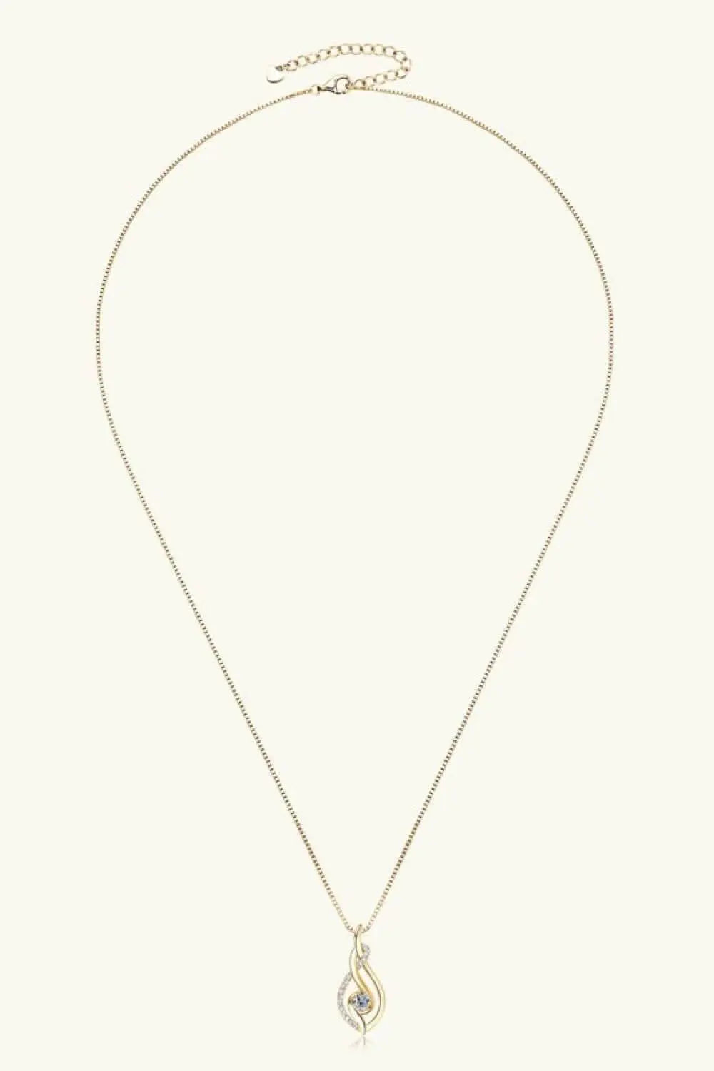 Elegant Moissanite Silver Necklace - Love Salve 