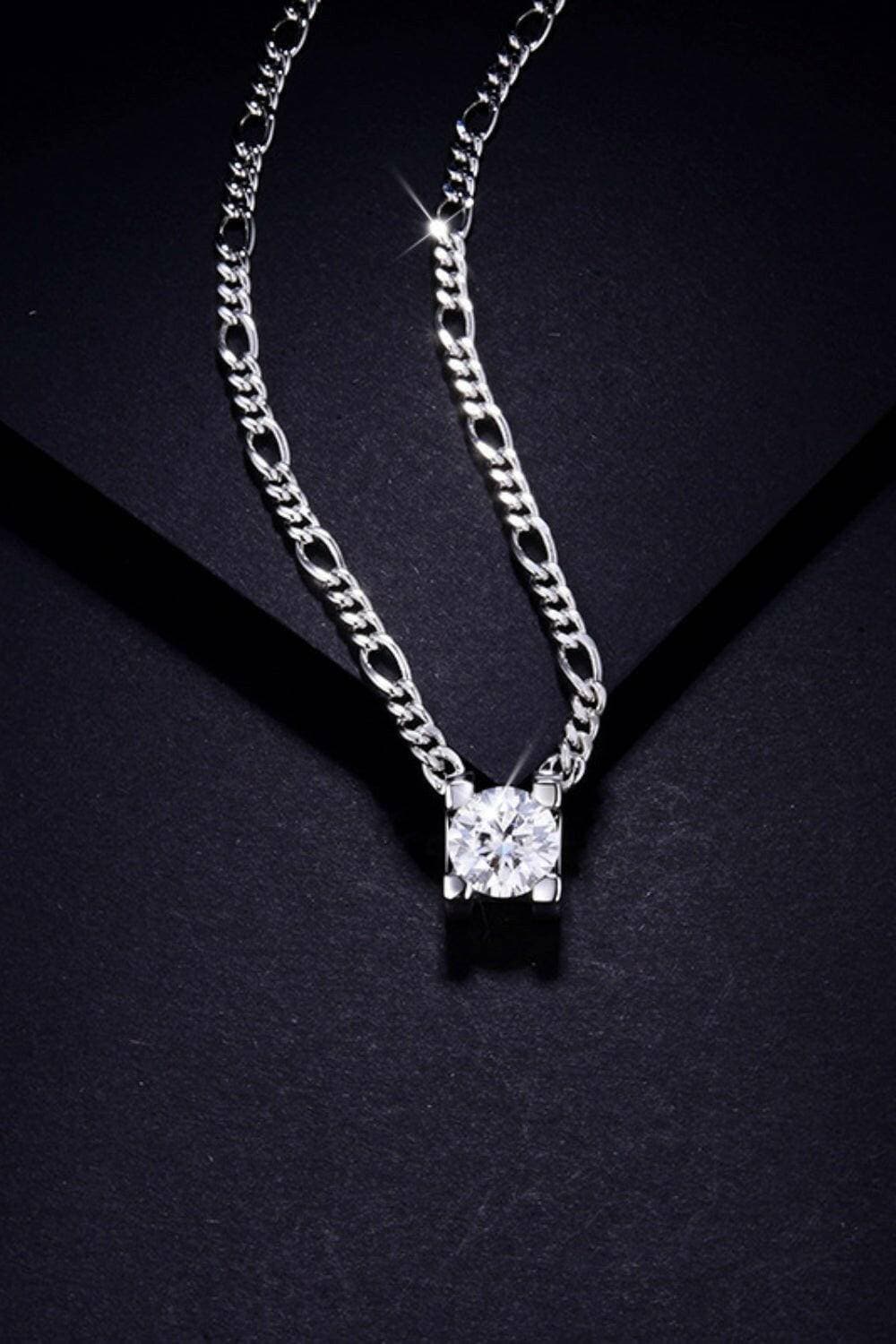 Elegant 2 Carat Moissanite Necklace