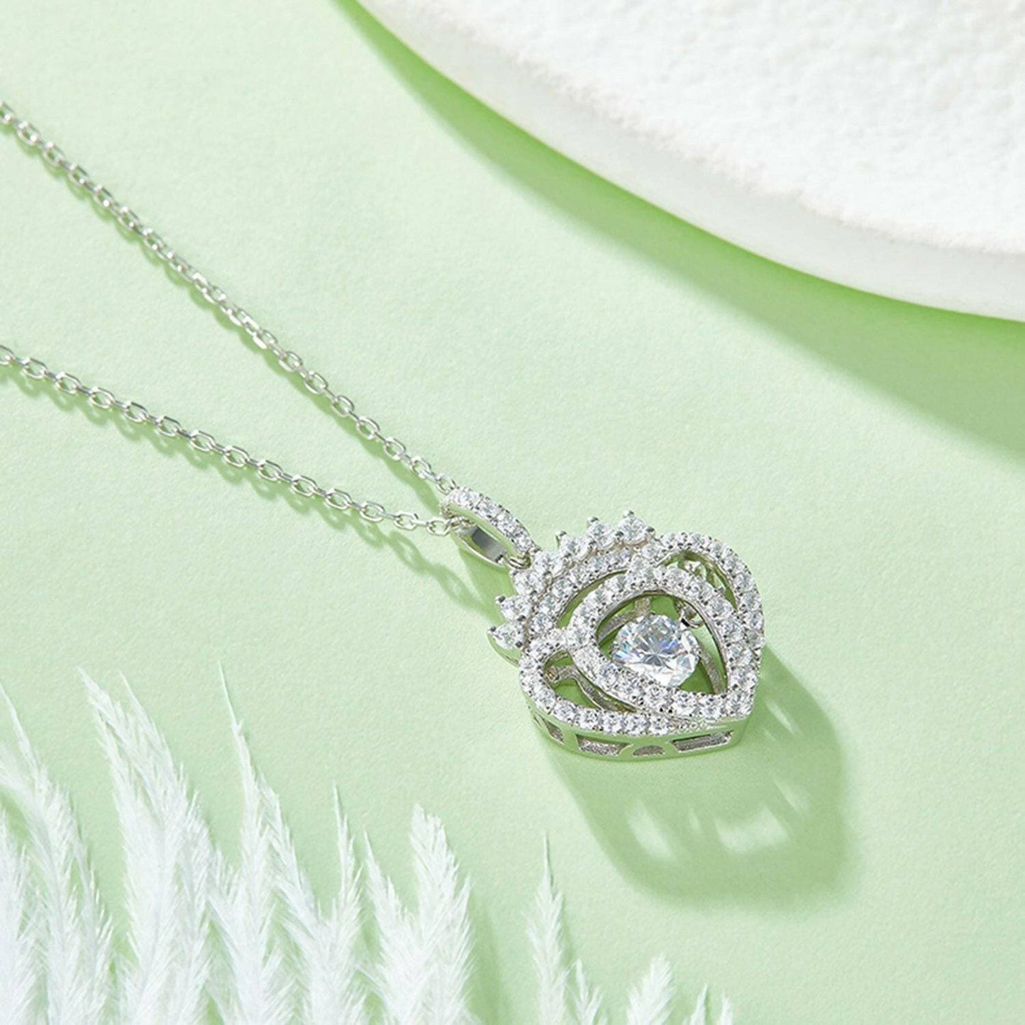 Luxury Moissanite Necklace in Sterling Silver with CertificateExperience Elegance with Our Luxury Moissanite Necklace
 
 
Premium Quality: Indulge in luxury with our 925 sterling silver necklace featuring a dazzling 1.21 carat Love Salve Luxury Moissanite NecklaceJewelry