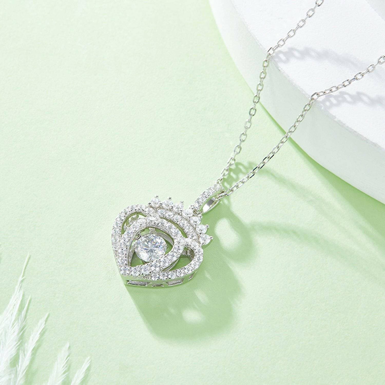 Luxury Moissanite Necklace in Sterling Silver with CertificateExperience Elegance with Our Luxury Moissanite Necklace
 
 
Premium Quality: Indulge in luxury with our 925 sterling silver necklace featuring a dazzling 1.21 carat Love Salve Luxury Moissanite NecklaceJewelry