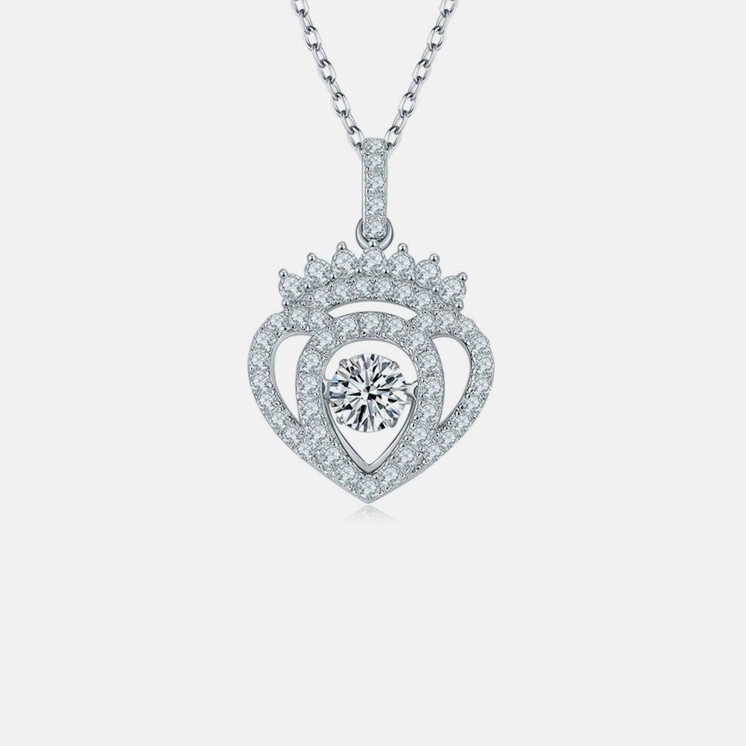 Luxury Moissanite Necklace in Sterling Silver with CertificateExperience Elegance with Our Luxury Moissanite Necklace
 
 
Premium Quality: Indulge in luxury with our 925 sterling silver necklace featuring a dazzling 1.21 carat Love Salve Luxury Moissanite NecklaceJewelry