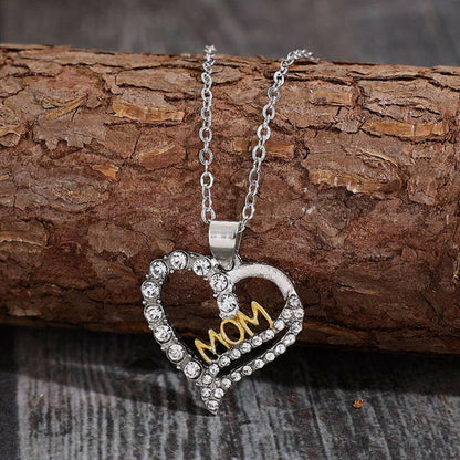 Zircon Heart Pendant Necklace: Elegant Alloy Jewelry with Sparkling DeSparkle in Style with our Zircon Heart Pendant Necklace
 Indulge in sophistication and elegance with our exquisite Zircon Heart Pendant Necklace. Elevate your look wLove Salve Zircon Heart Pendant NecklaceJewelry