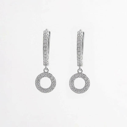 Zircon Sparkle Sterling Silver Hoop EarringsUpgrade Your Style with Zircon Sparkle Hoop Earrings
 Enhance your jewelry collection with these exquisite Zircon Sparkle Sterling Silver Hoop Earrings. Crafted fromLove Salve Zircon Sparkle Sterling Silver Hoop EarringsJewelry