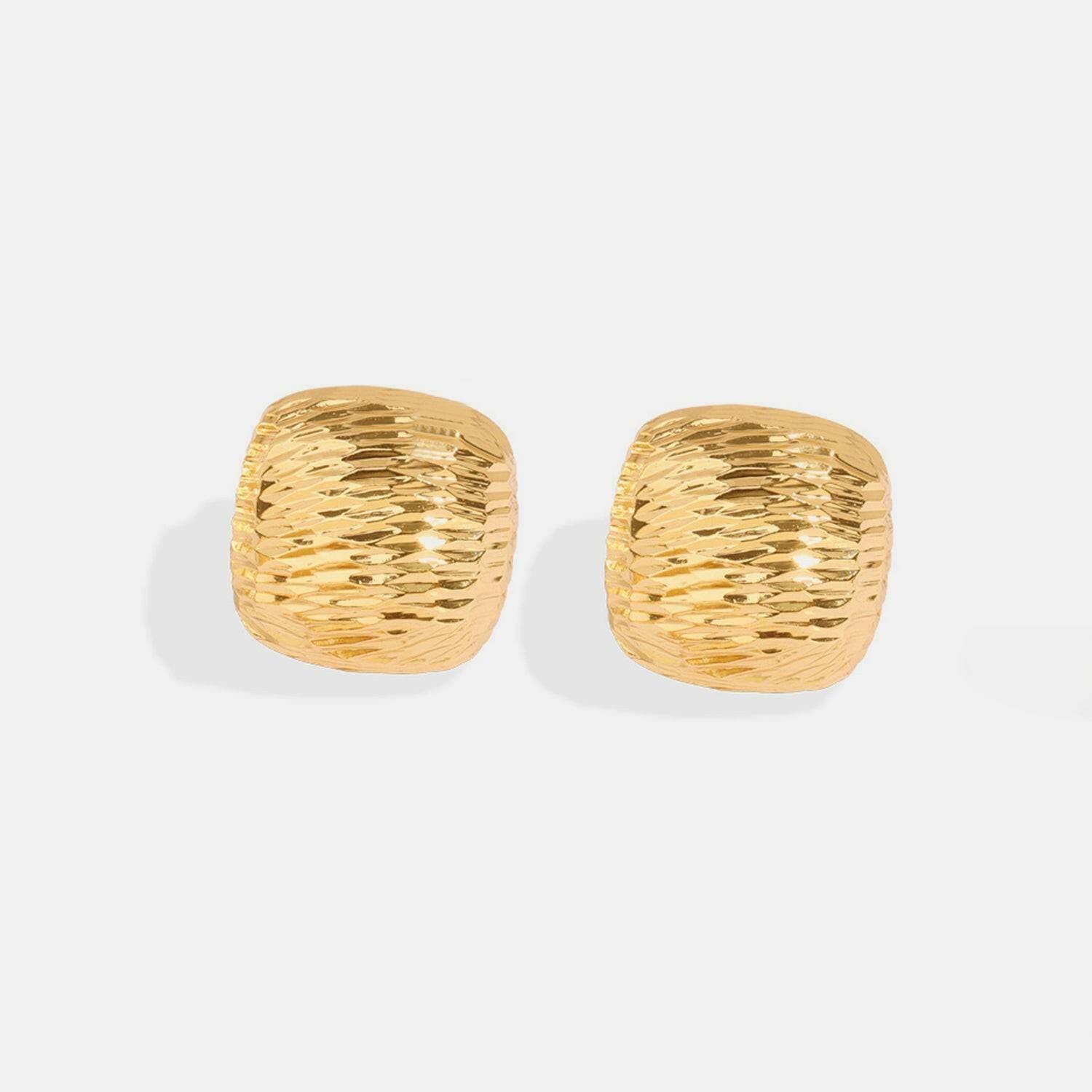 Golden Geometric Stud Earrings - Luxurious Addition to Your AccessorieEnhance Your Style with Golden Geometric Stud Earrings
 Step into sophistication with our stunning Golden Geometric Stud Earrings, a luxurious addition to elevate yoLove Salve Golden Geometric Stud Earrings - Luxurious AdditionJewelry