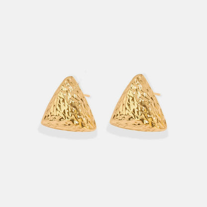 Golden Geometric Stud Earrings - Luxurious Addition to Your AccessorieEnhance Your Style with Golden Geometric Stud Earrings
 Step into sophistication with our stunning Golden Geometric Stud Earrings, a luxurious addition to elevate yoLove Salve Golden Geometric Stud Earrings - Luxurious AdditionJewelry