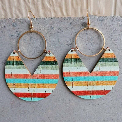 Ms.Pac-Man Shape Wooden Earrings with a Modern Twist - Love Salve 