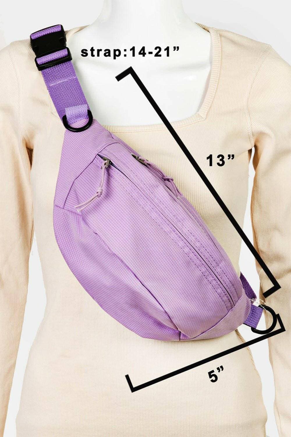 Adventure-Ready Adjustable Strap Sling Bag for Effortless Style and Organization - Love Salve 