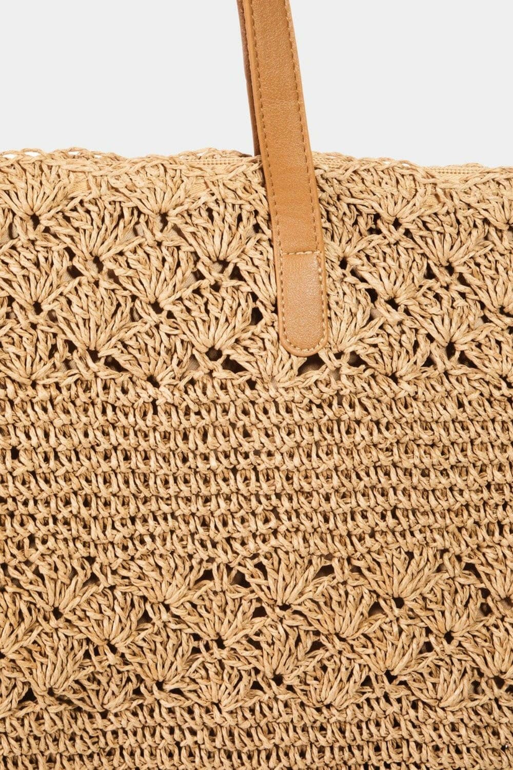 Bohemian Sunset Serenity Oversized Straw Tote with Chic Vibes - Love Salve 