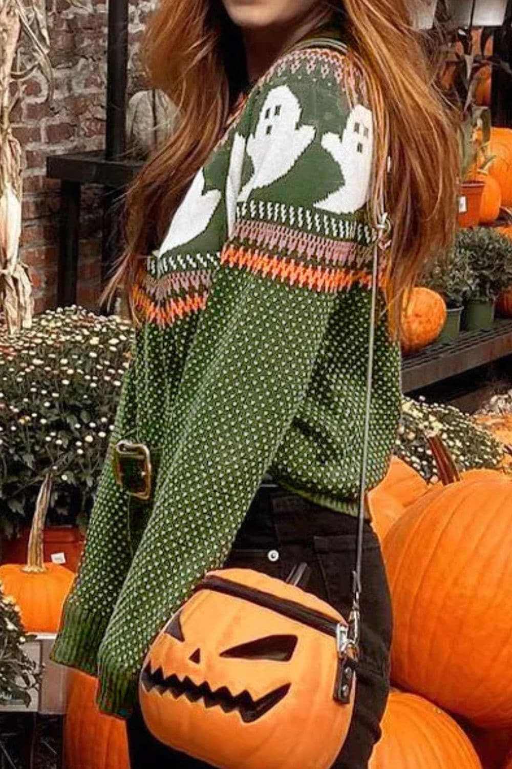 Cozy ghost long sleeve sweater - Love Salve 