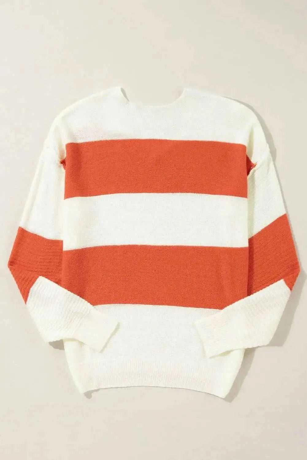 Vibrant color block v-neck sweater - Love Salve 