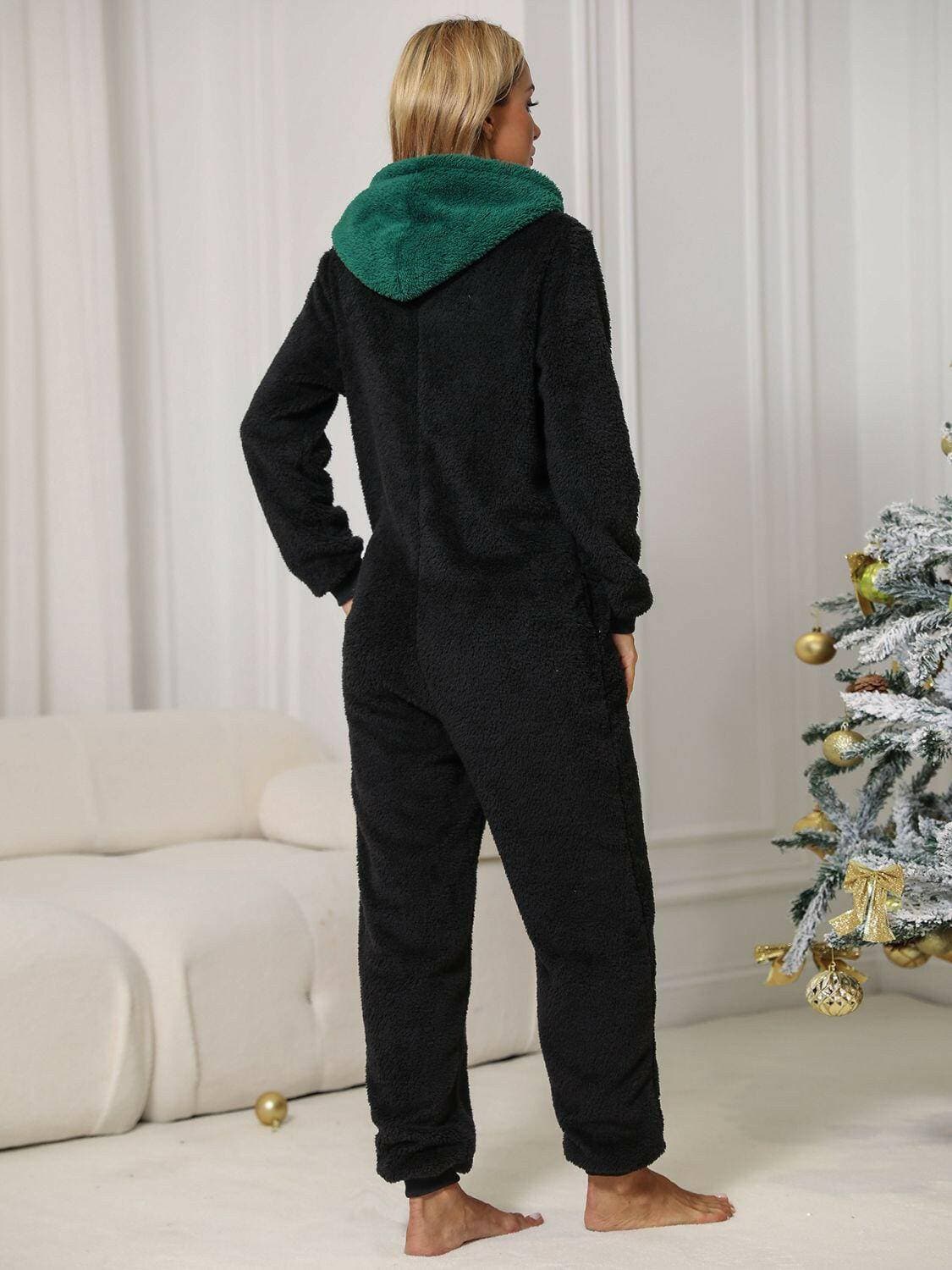 Comfy Pom-Pom Hooded Lounge Jumpsuit With ZipperComfy Pom-Pom Hooded Lounge Jumpsuit With Zipper
 Step into the epitome of relaxation and style with our Comfy Pom-Pom Hooded Lounge Jumpsuit With Zipper. Elevate yoLove Salve Comfy Pom-Pom Hooded Lounge Jumpsuitlounge