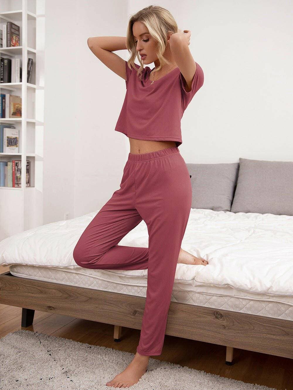 Chic lounge set: top & pants