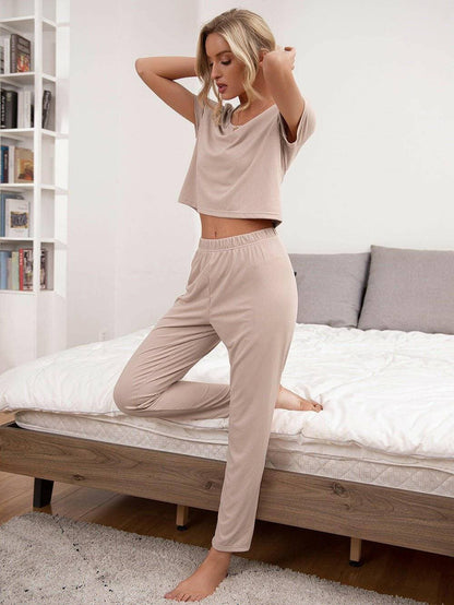 Chic lounge set: top & pants