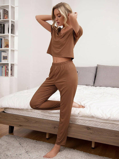 Chic lounge set: top & pants