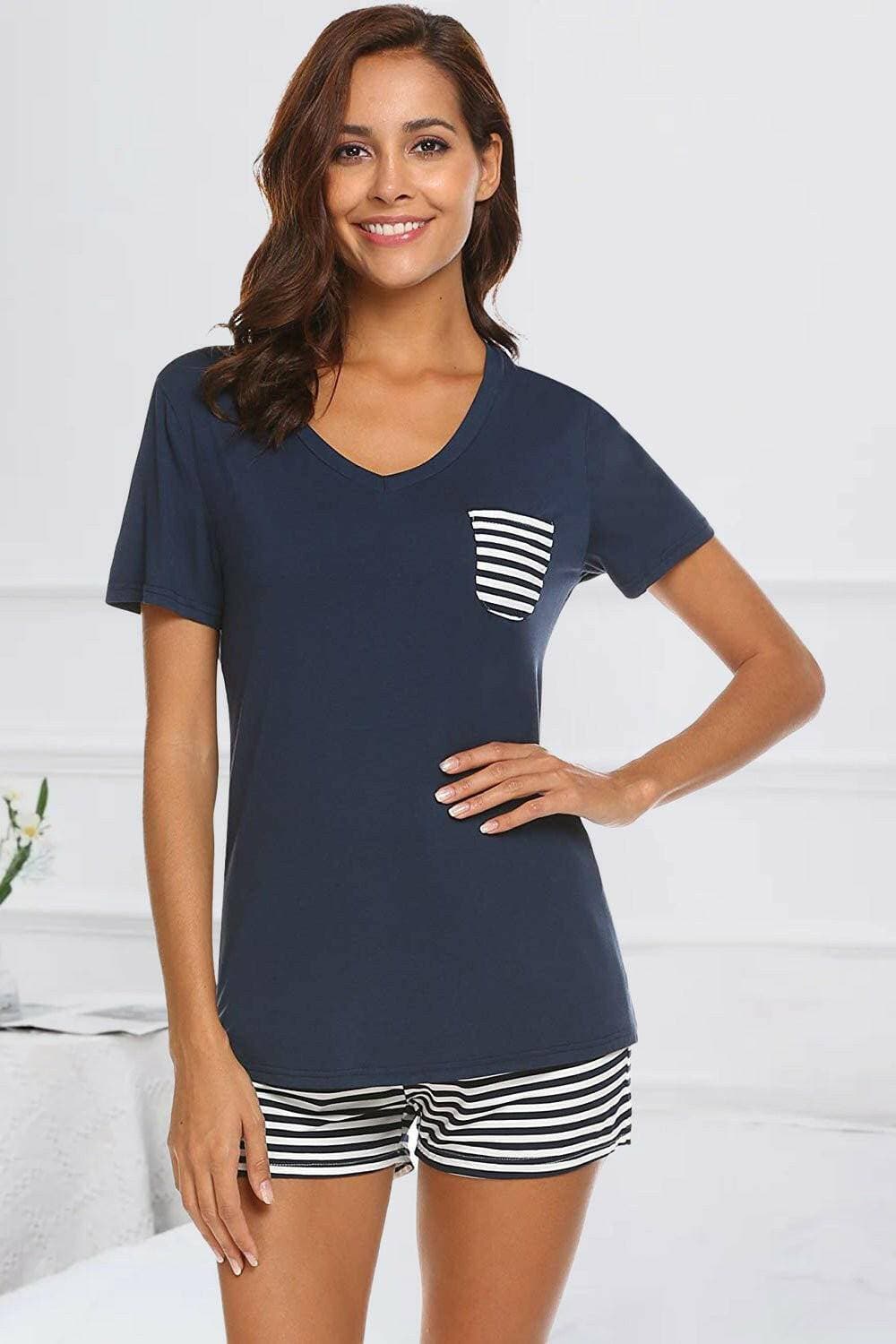 Cozy Stripe Lounge Set for Effortless ComfortUpgrade Your Loungewear Collection with Our Cozy Stripe Lounge Set
 
 
Effortless Style: Embrace versatility with the classic striped design for easy mixing and matcLove Salve Cozy Stripe Lounge Setlounge