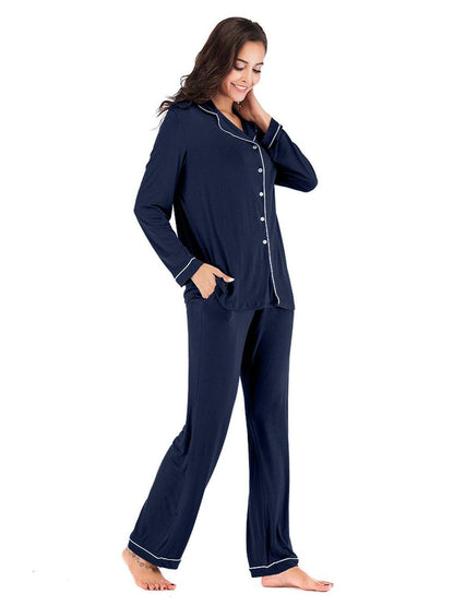 Cozy Collared Lounge Set with Handy PocketsCozy Collared Lounge Set with Handy Pockets
 Indulge in the perfect blend of comfort and style with our Cozy Collared Lounge Set. Elevate your loungewear game with tLove Salve Cozy Collared Lounge Setlounge