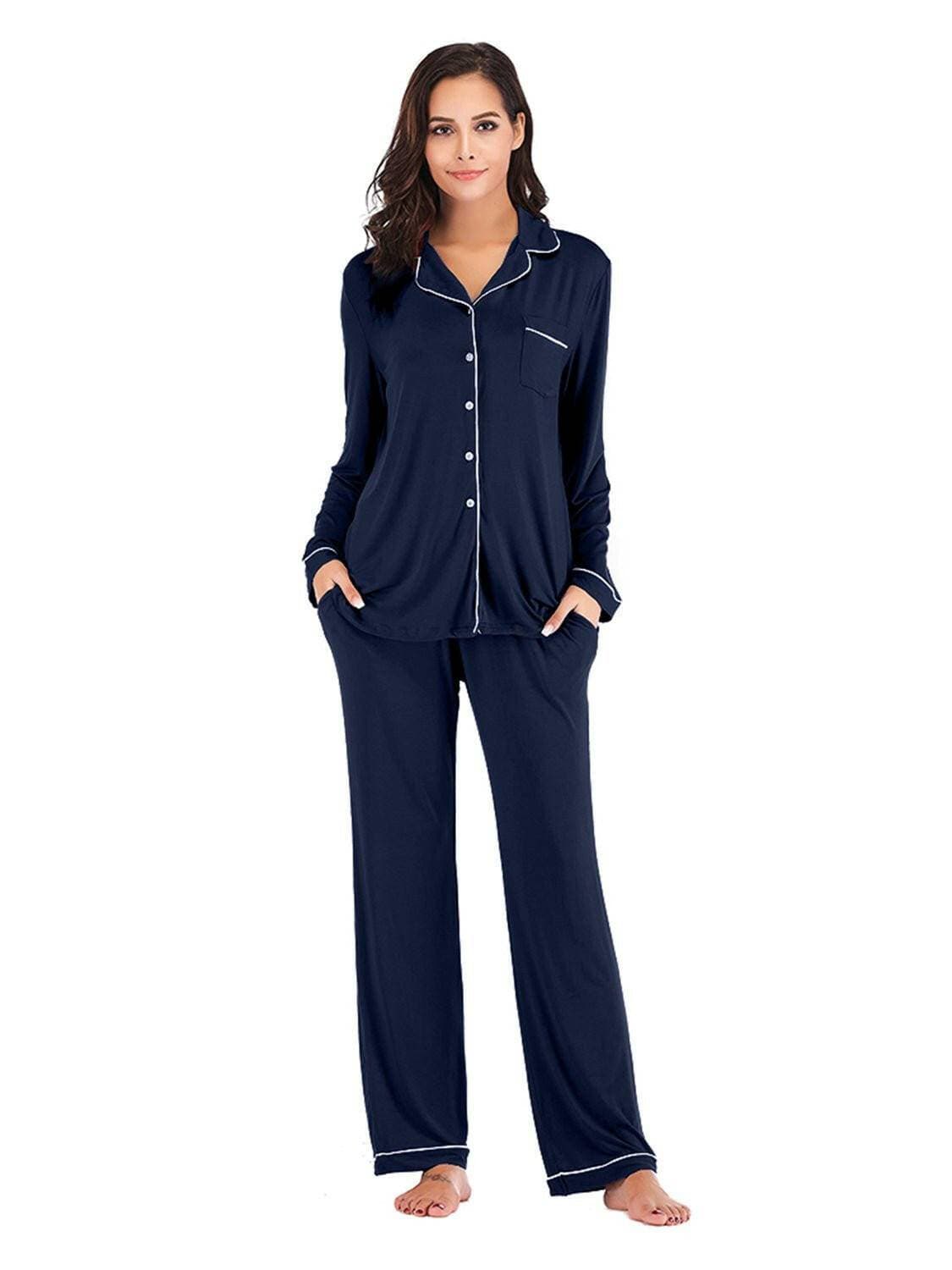 Cozy Collared Lounge Set with Handy PocketsCozy Collared Lounge Set with Handy Pockets
 Indulge in the perfect blend of comfort and style with our Cozy Collared Lounge Set. Elevate your loungewear game with tLove Salve Cozy Collared Lounge Setlounge