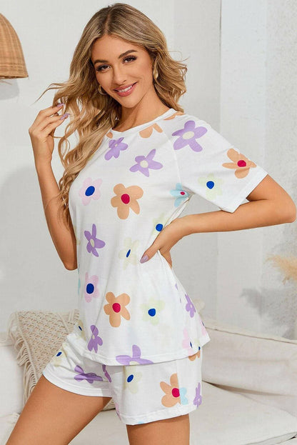 Floral bliss loungewear set