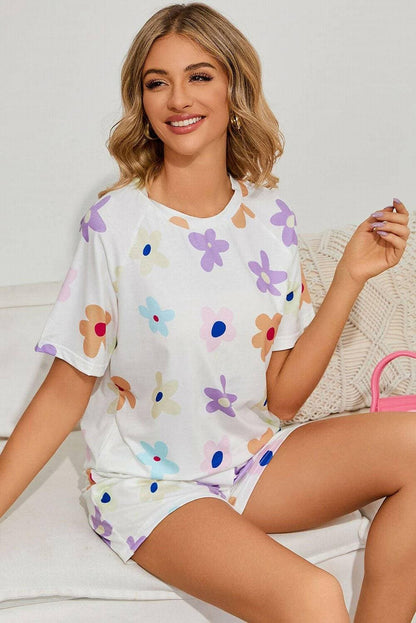 Floral bliss loungewear set