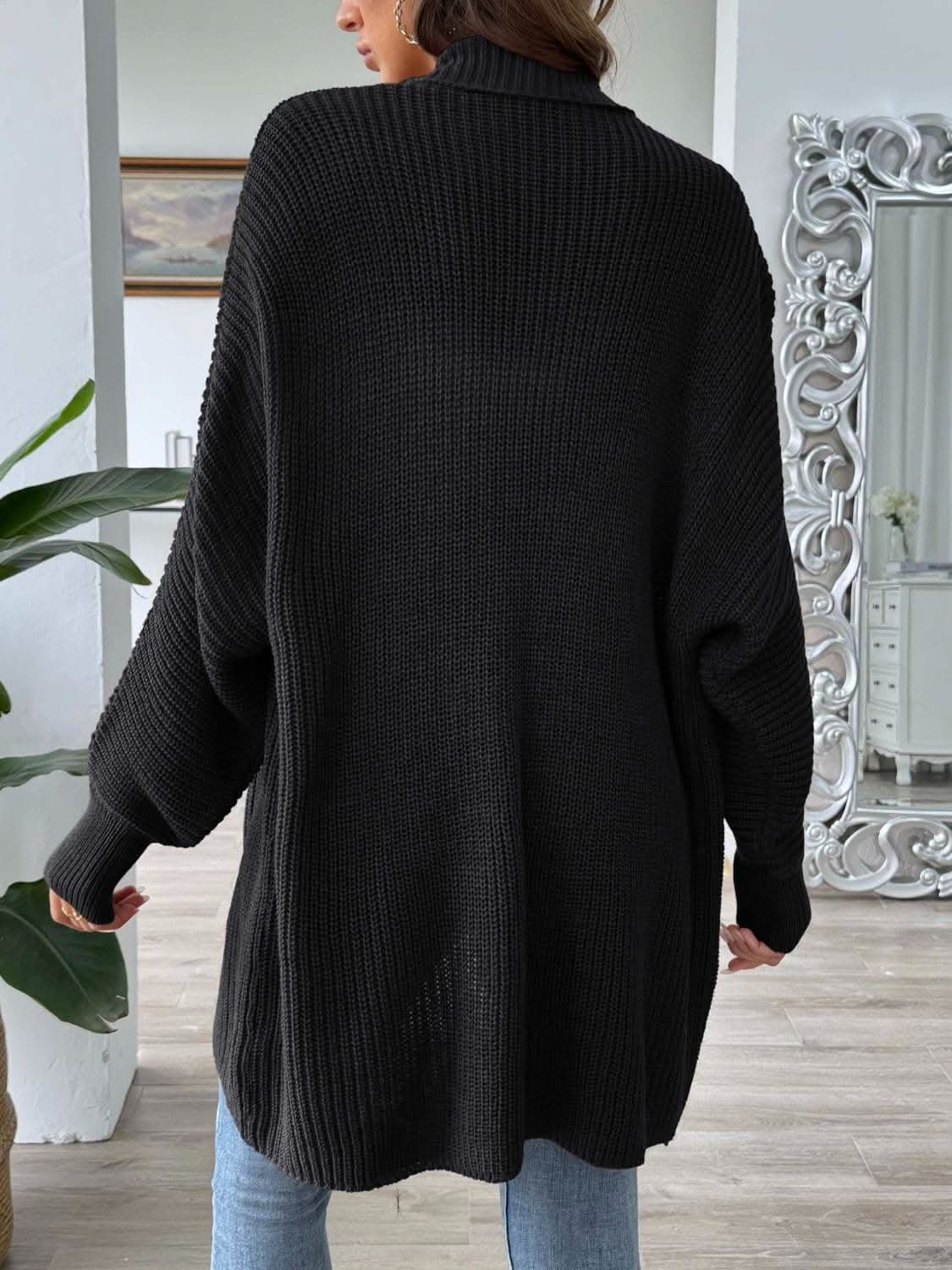 Cozy open front cardigan - 100% acrylic - Love Salve 