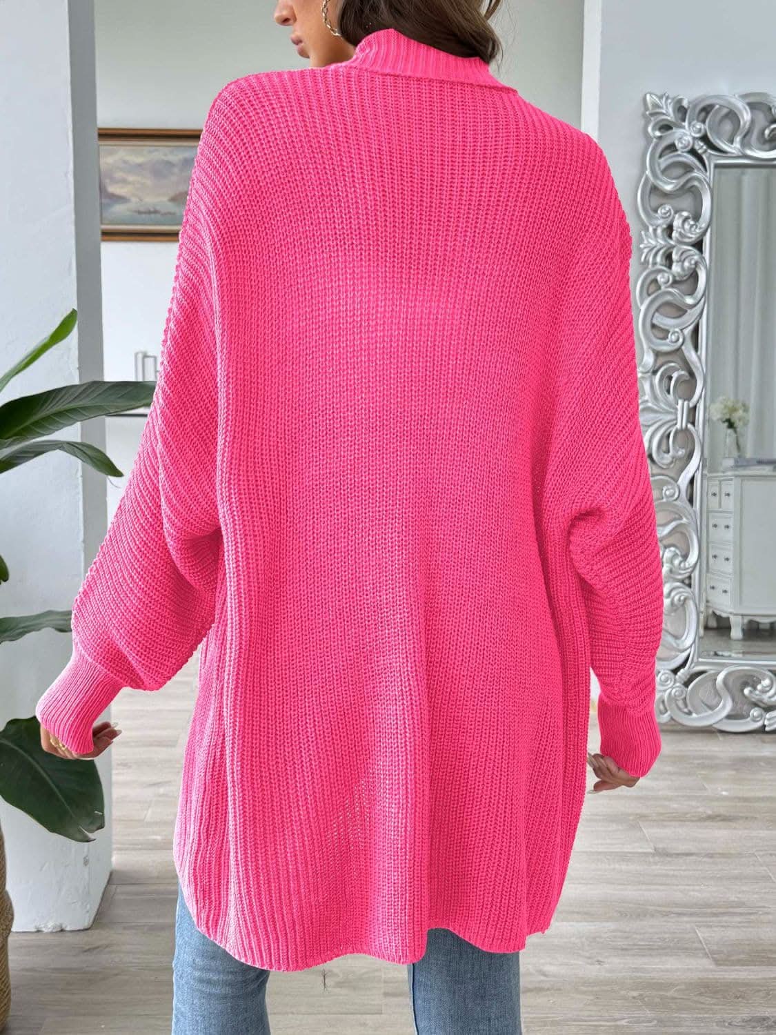 Cozy open front cardigan - 100% acrylic - Love Salve 