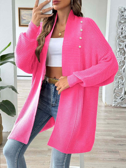 Cozy open front cardigan - 100% acrylic - Love Salve 