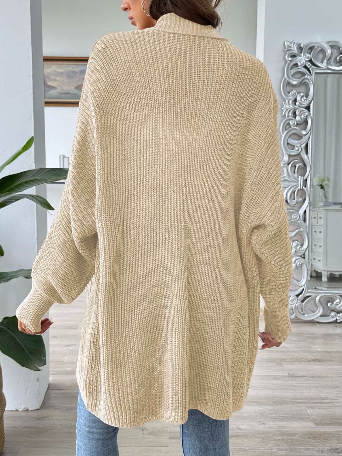 Cozy open front cardigan - 100% acrylic - Love Salve 