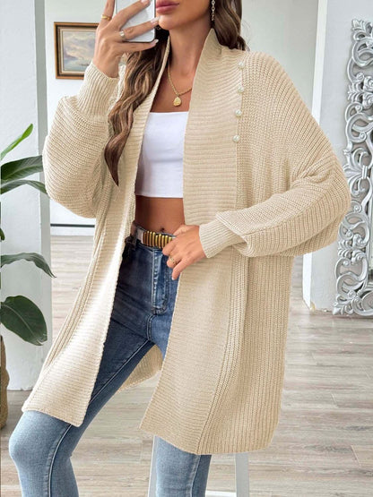 Cozy open front cardigan - 100% acrylic - Love Salve 