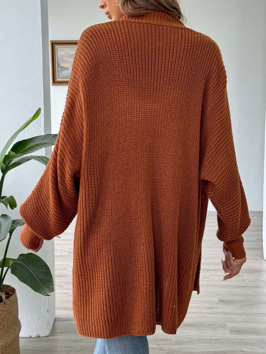 Cozy open front cardigan - 100% acrylic - Love Salve 
