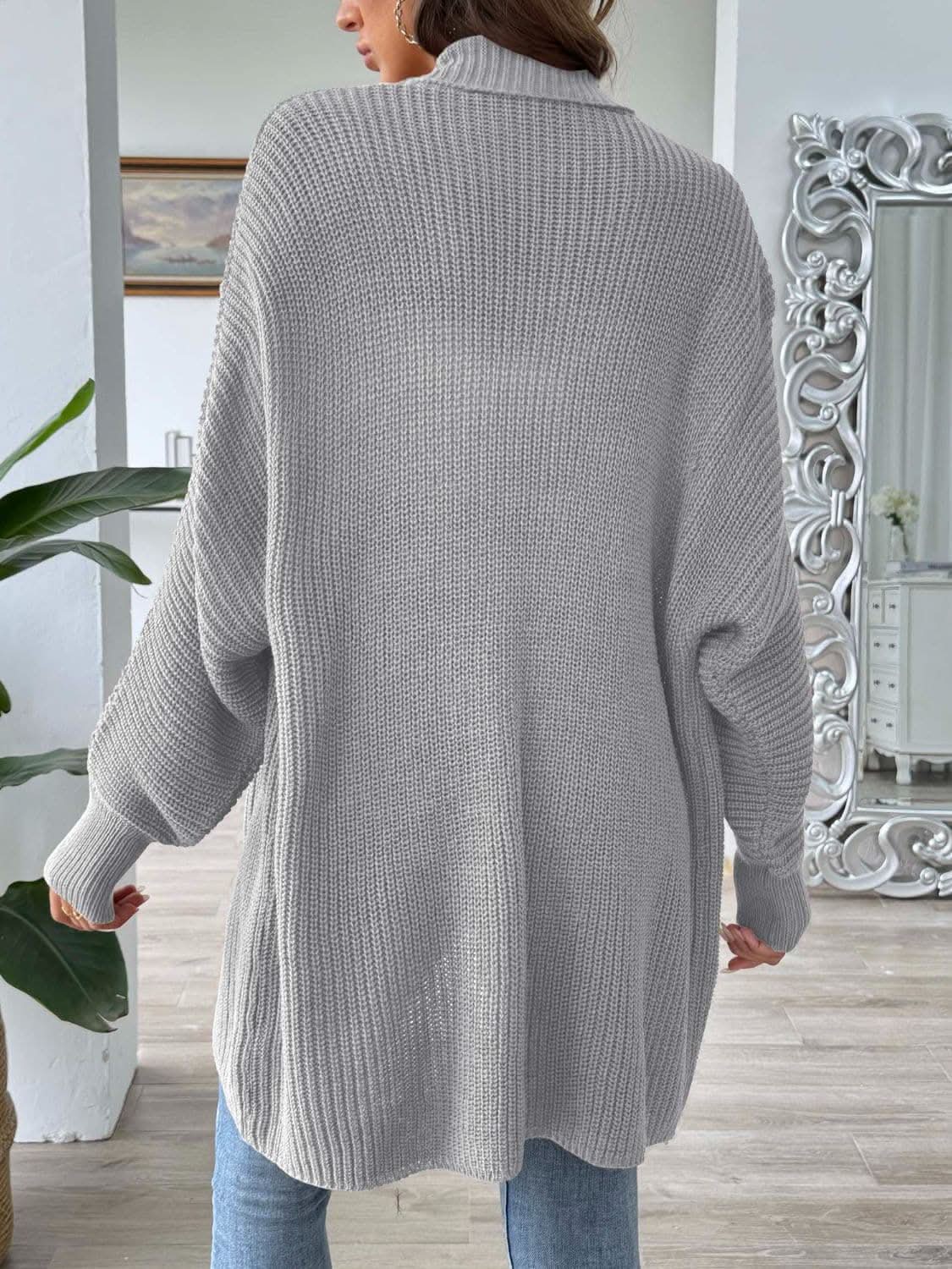 Cozy open front cardigan - 100% acrylic - Love Salve 