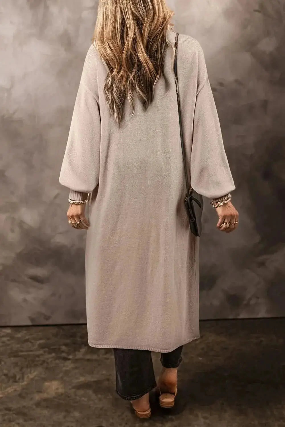 Cozy Long Sleeve Cardigan with Pockets - Love Salve 