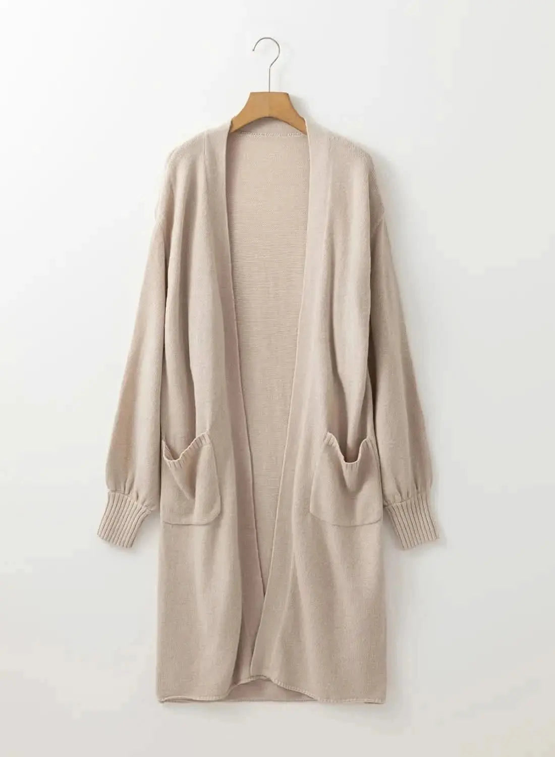 Cozy Long Sleeve Cardigan with Pockets - Love Salve 