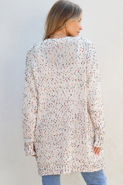 Cozy cardigan with pockets, soft blend - Love Salve 