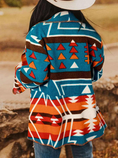 Chic long sleeve collared jacket - Love Salve 