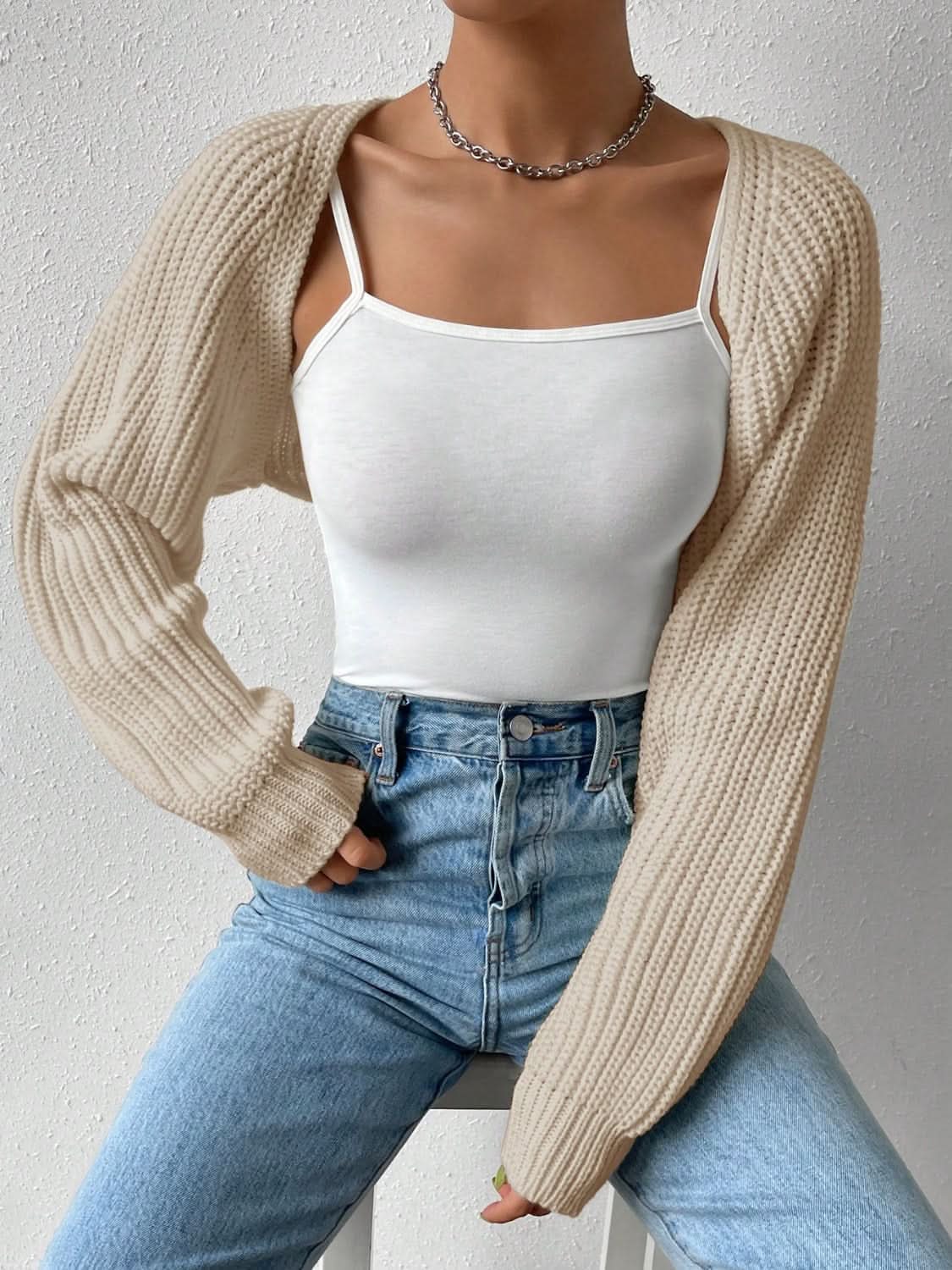 Chic Honey Open Front Cardigan - Love Salve 