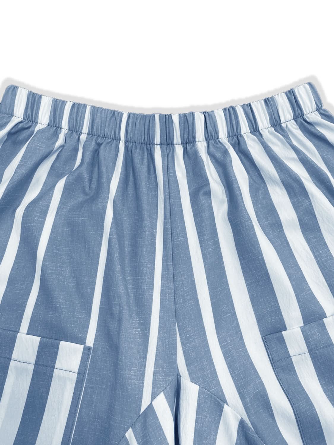 Chic striped wide-leg pants 