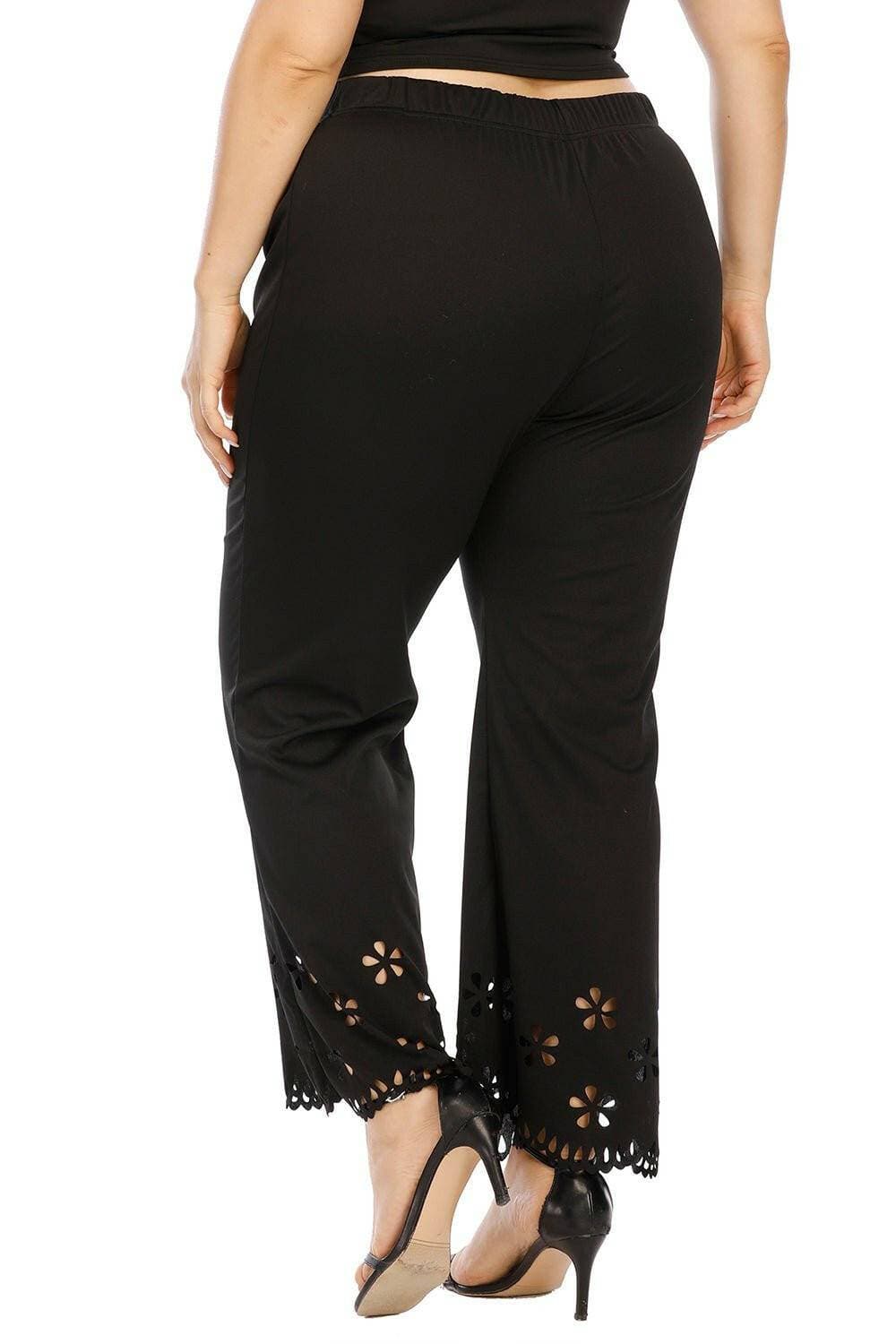 Elegant Plus Size Mesh Accent TrousersUpgrade Your Style with Elegant Plus Size Mesh Accent Trousers
 Step up your fashion game with these Elegant Plus Size Mesh Accent Trousers, designed with a touch ofLove Salve Size Mesh Accent Trousersplus