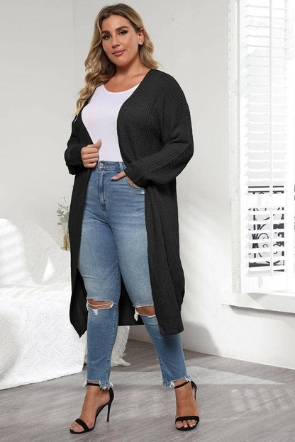 Cozy Oversized Knit CardiganWrap Yourself in Ultimate Comfort with Our Cozy Oversized Knit Cardigan
 Indulge in the luxurious warmth and style of our Cozy Oversized Knit Cardigan. Crafted from Love Salve Cozy Oversized Knit Cardiganplus