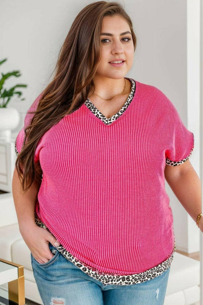 Leopard Print V-Neck Plus Size Tunic TeeUpgrade Your Wardrobe with Style: Leopard Print V-Neck Plus Size Tunic Tee
 
 
Unleash Your Wild Side: Stand out in this Leopard Print V-Neck Tunic Tee, a perfect blLove Salve Size Tunic Teeplus